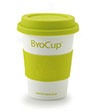 Reusable BioCup, biodegradable, compostable, green lid