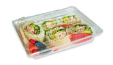 Sushi container, PLA clear, compostable