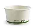 Compostable paper bowl, printed with plant based ink, 12oz
