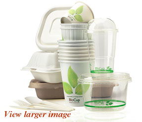 PLA range of biodegradable and compostable packaging products